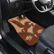 Beautiful Chocolate Horse Print Decor Car Floor Mats
