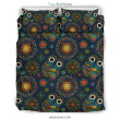 Ornamental Owl Print Pattern Duvet Cover Bedding Set