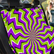 Zigzag Optical illusion Pet Car Seat Cover