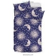 Sun Moon Celestial Pattern Print Duvet Cover Bedding Set