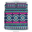 Native American Tribal Navajo Indians Aztec Print Duvet Cover Bedding Set