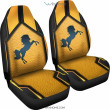 Horse Metallic Texture Custom Car Seat Covers