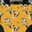 Yellow Flower Print Pet Car Seat Cover