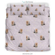 Yorkshire Terrier Dog Puppy Pattern Print Duvet Cover Bedding Set