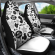 Mickey Cartoon Car Seat Covers | Mickey Symbol Patterns Black White Seat Covers