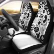 Mickey Cartoon Car Seat Covers | Mickey Symbol Patterns Black White Seat Covers