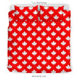 Pattern Print Canada Love Duvet Cover Bedding Set