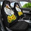 Elephant Mandala Sunflowers Car Seat Covers