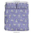 Puppy Dalmatian Dog Pattern Print Duvet Cover Bedding Set