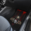 Horror Movie Death Reaper Holding Gun Assassin Ring Bloody Car Floor Mats