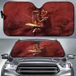 Eren Yeager And Mikasa Ackerman Attack On Titan Car Sun Shade Anime Car Accessories Custom For Fans NA032304