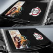 Zenitsu Agatsuma Demon Slayer Car Sun Shade Anime Car Accessories Custom For Fans NA031003