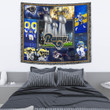 Los Angeles Players Rams Tapestry American Football Home Decor Custom For Fans