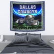 Dallas Symbol Cowboys Tapestry American Football Home Decor Custom For Fans