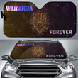 King T'Challa Black Panther Car Sun Shade Movie Car Accessories Custom For Fans NT052407