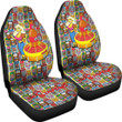 Duff Girl The Simpsons Car Seat Covers Cartoon Car Accessories Custom For Fans NT053007