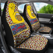 Homer The Simpsons Car Seat Covers Cartoon Car Accessories Custom For Fans NT053008