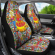 Duff Girl The Simpsons Car Seat Covers Cartoon Car Accessories Custom For Fans NT053007