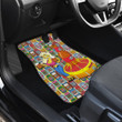 Duff Girl The Simpsons Car Floor Mats Cartoon Car Accessories Custom For Fans NT053007