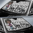 Jimi Hendrix Car Sun Shade Singer Car Accessories Custom For Fans AT22062202