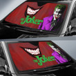 Joker The Clown Car Sun Shade Movie Car Accessories Custom For Fans AT22062702