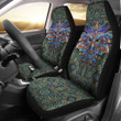 Abstract Owl Car Seat Covers Native American Car Accessories Custom For Fans AT22081805