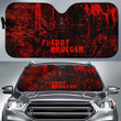 Freddy Krueger Car Sun Shade Horror Movie Car Accessories Custom For Fans AA22081702
