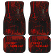 Freddy Krueger Car Floor Mats Horror Movie Car Accessories Custom For Fans AA22081702