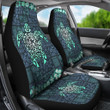 Hawaiian Hibiscus Turtle Car Seat Covers Tribal Car Accessories Custom For Fans AA22081201