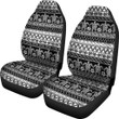 Hawaiian Hibiscus Turtle Car Seat Covers Tribal Car Accessories Custom For Fans AA22081203