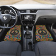 Peace Symbol Car Floor Mats Hippie Art Car Accessories Custom For Fans AT22082902