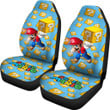 Super Mario Car Seat Covers Game Car Accessories Custom For Fans AA22083002