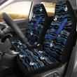 Abstract Lizard Car Seat Covers Aboriginal Australia Car Accessories Custom For Fans AA22082304