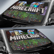 Mine Craft Car Sun Shade Game Car Accessories Custom For Fans AT22083002