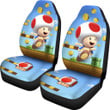 Super Mario Car Seat Covers Game Car Accessories Custom For Fans AA22083001