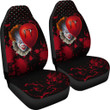 Pennywise IT Car Seat Covers Horror Movie Car Accessories Custom For Fans AA22082401