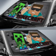 Mine Craft Car Sun Shade Game Car Accessories Custom For Fans AT22083004