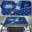 Bud Light Drinks Car Sun Shade Beer Car Accessories Custom For Fans AA22091601