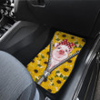 Pig With Sunflower Car Floor Mats Animal Car Accessories Custom For Fans AA22091504