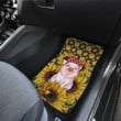 Pig With Sunflower Car Floor Mats Animal Car Accessories Custom For Fans AA22091502