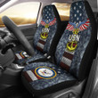 United States Navy Car Seat Covers US Armed Forces Car Accessories Custom For Fans AA22090904
