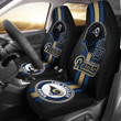 Los Angeles Rams Car Seat Covers American Football Helmet Car Accessories DRC220817-03