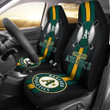 Oakland Athletics Car Seat Covers MBL Baseball Car Accessories Ph220914-21