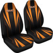 GMC Orange Logo Car Seat Covers Metal Abstract Car Accessories Ph220913-012