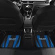 GMC Blue Floor Mats Covers Metal Abstract Car Accessories Ph220913-019