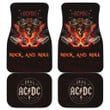 AC DC Car Floor Mats Music Rock Band Car Accessories Custom For Fans AA22100502