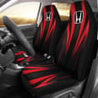 Honda Red Logo Car Seat Covers Metal Abstract Car Accessories Ph220913-20