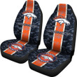 Denver Broncos Car Seat Covers NFL Car Accessories Custom For Fans AA22102703