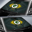 Green Bay Packers Car Sun Shade NFL Car Accessories Custom For Fans AA22102401