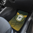 Green Bay Packers Car Floor Mats NFL Car Accessories Custom For Fans AA22102403